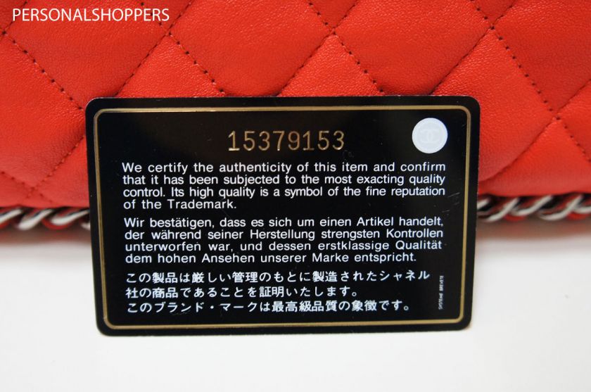 AMAZING CHANEL 2012C RED AGED LEATHER MAXI FLAP CHAIN AROUND BAG 