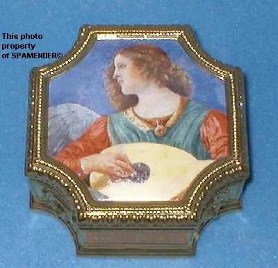 Franklin Mint VATICAN ANGEL MUSIC BOX / TRINKET BOX  