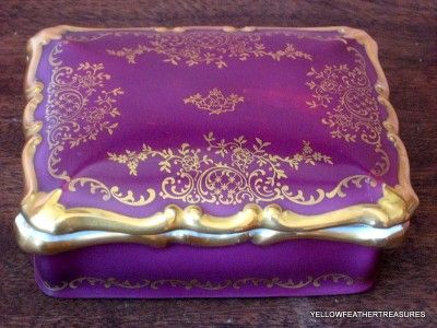 ROSENTHAL TRINKET BOX VINTAGE POMPADOUR  