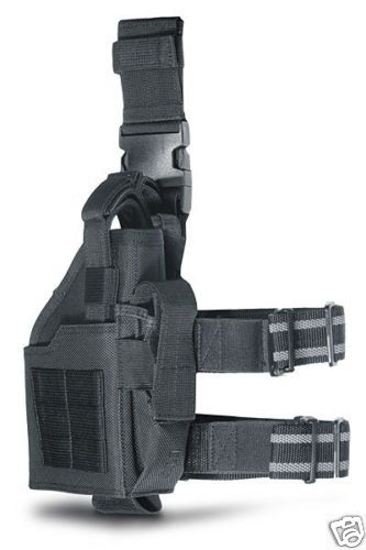 UTG BLACK NYLON EXTREME OPS DROP LEG HOLSTER RH NEW  