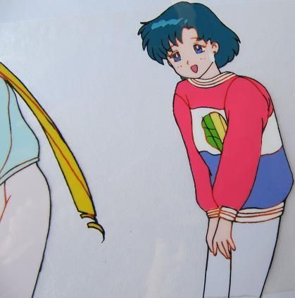 Ami Mizuno with a part of Usagi Cel A5 with Sketch (Unstuck)