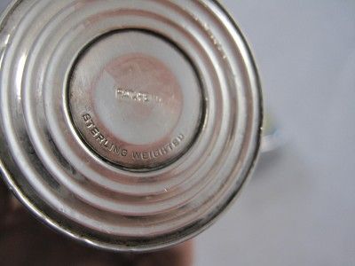 Vintage Pat. Pending Sterling Weighted Lido Lighter  