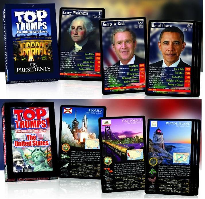 Top Trumps Card Games US Presidents & The United States  