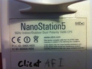 Used Ubiquiti Nanostation 5  