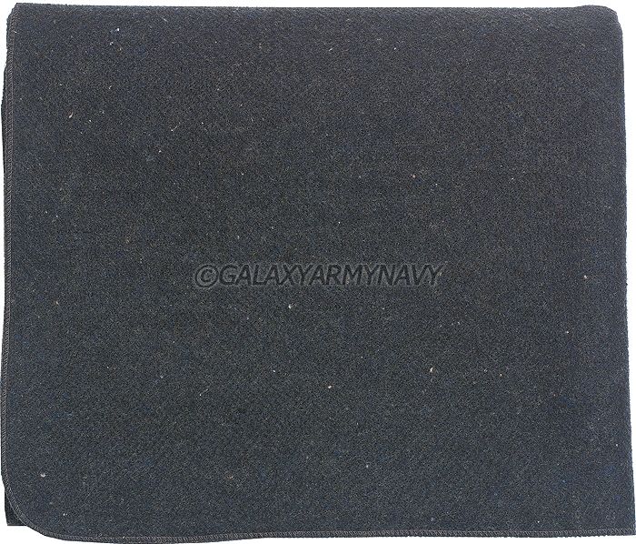 Grey Virgin Wool Military Army Warm Winter Blanket  