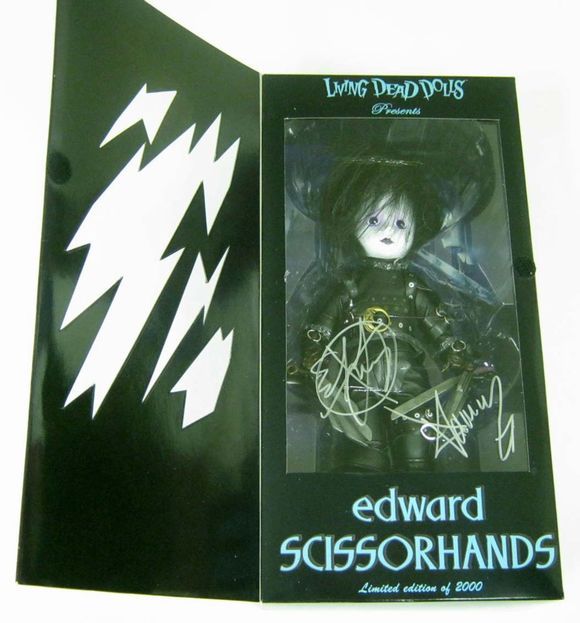 NIB NEW LIVING DEAD DOLL EDWARD SCISSORHANDS MIB NRFB  