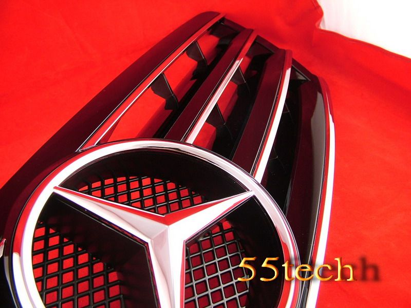 Mercedes Benz W203 Grill C230 C320 C240 Grille BLACK +M  