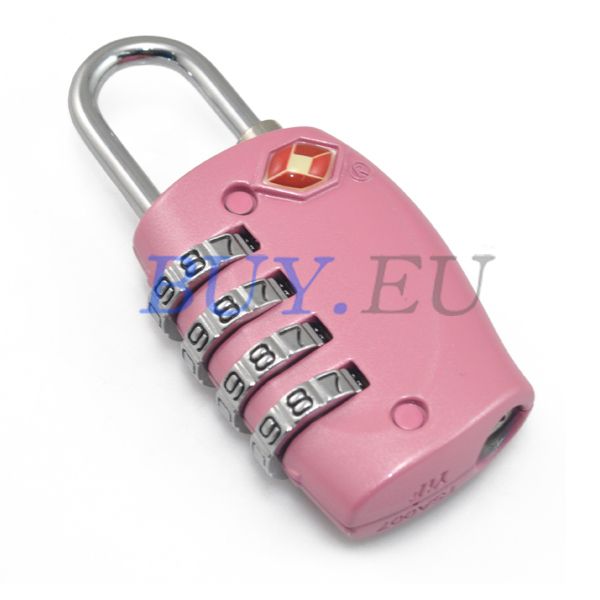 New 4 dial TSA Combination Lock Luggage Travel Padlock  