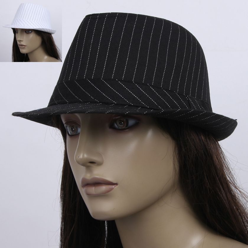 FEDORA TRILBY BELT GANGSTER HAT CAP BUCKET MEN WOMEN  