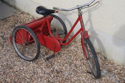 Vintage Childs Aberdales Gresham Flyer Tricycle 1950s, With Rare 