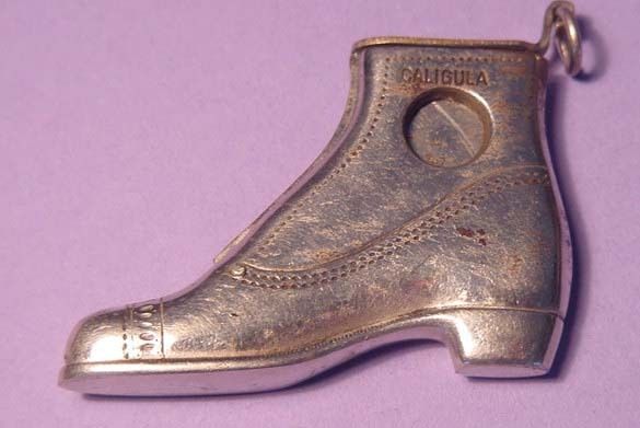 CALIGULA R. K LADY`S SHOE / BOOT POCKET CIGAR CUTTER  