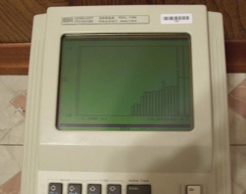 AGILENT HP 3569A HANDHELD 2 CH SIGNAL ANALYZER 3561A  