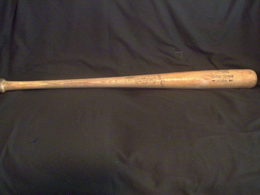 Mickey Mantle Wilson Famous Players store model bat  