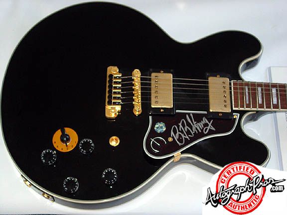 King Autographed Signed Gibson LUCILLE Guitar JSA PSA LOA UACC RD 