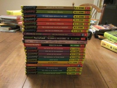   Newer Editions & Goosebump Series 2000 Lot Most Like New Set G7  