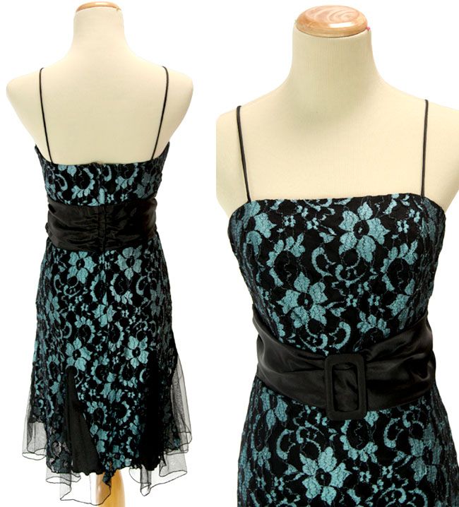 ROBERTA $110 Turquoise Junior Prom Homecoming Dress NWT  