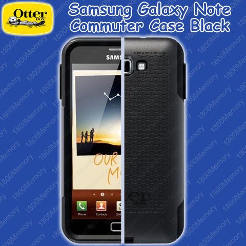   Defender Case for Samsung Galaxy Note GT N7000 Black Builtin SP  