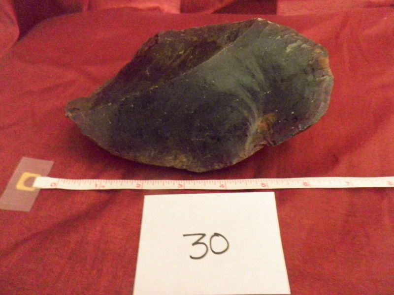 Black Obsidian Rough Rock 2.125 lbs #30 Perfect Peace  