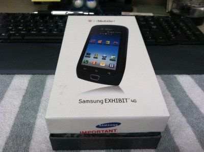   T759 EXHIBIT 4G Touch Screen Android Wifi With Box 610214626509  