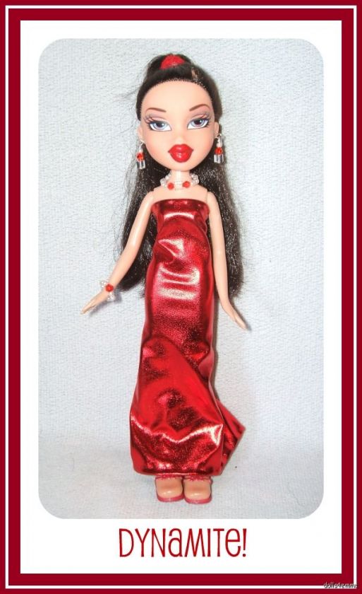 HANDMADE CLOTHES Gown + Jewelry 4 BRATZ DOLLS d4e  