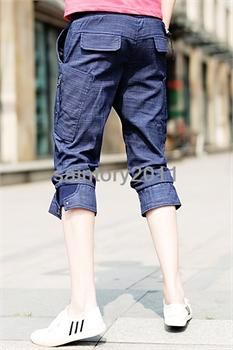   FASHION MENS KOREAN STYLE SUMMER SILM FIT CASUAL SHORT PANTS  