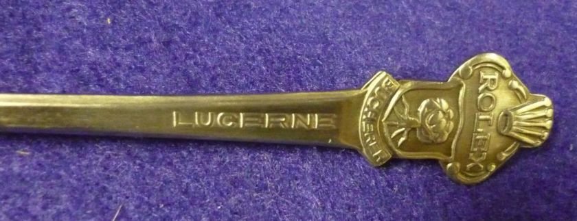 VINTAGE ROLEX BUCHERER LUCERNE SWITZERLAN MINI DEMITASSE SPOON  