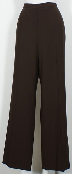 NWT DANA BUCHMAN Walnut Stretch Wool Crepe Pants 22  