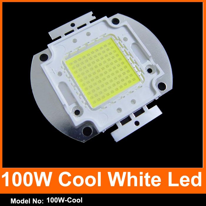 pcs High Power 100W White LED 8000LM Saving Lamp for floodlight 
