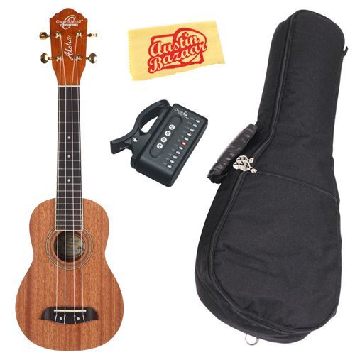 Oscar Schmidt by Washburn OU2S Limited Edition Soprano Ukulele Bundle