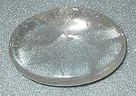 10 pcs CLEAR QUARTZ WORRY STONE gemstone wicca bulk  