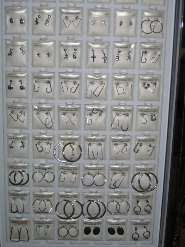 Wholesale lot of Sterling Silver Earrings   Bulk   New  