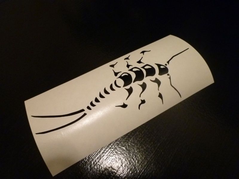 STONEFLY fly fishing vinyl decal window sticker BLACK  