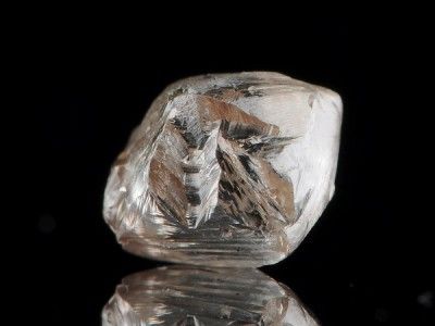 18ct Very Nice Unique Octahedron Rough Diamond Gem  