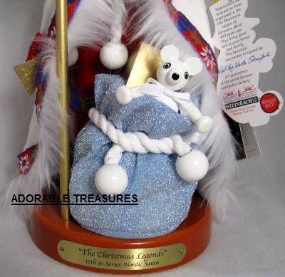 2010 STEINBACH NORDIC SANTA NUTCRACKER 17TH, NIB  