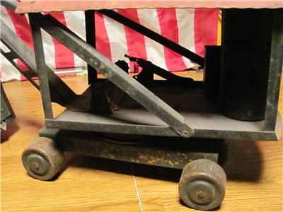   VINTAGE UNRESTORED BUDDY L STEAM SHOVEL PRESSED STEEL  USED CONDITION