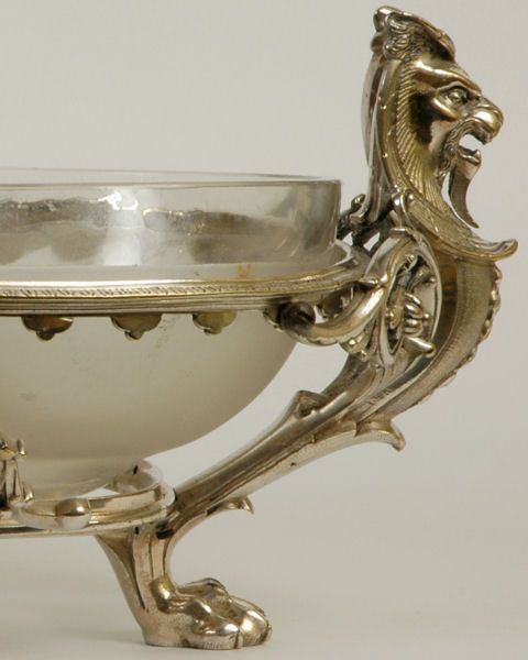 Christofle Attributed Silvered Bronze Centerpiece  