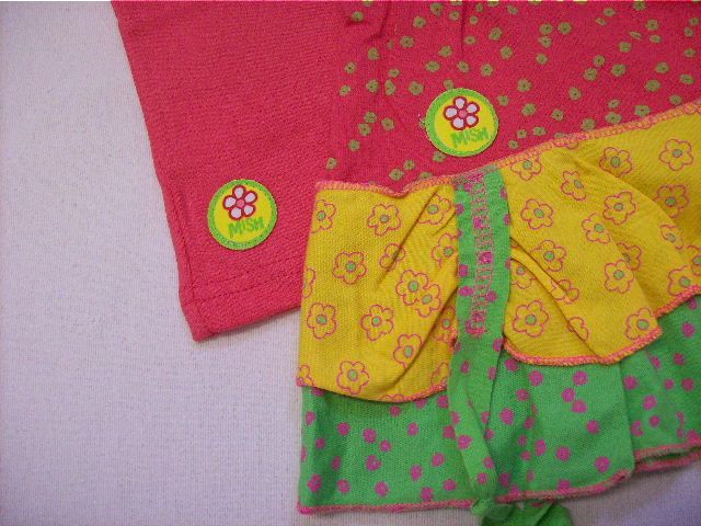 NWT cute MISH boutique halter & skirt SET sz 2 2T  