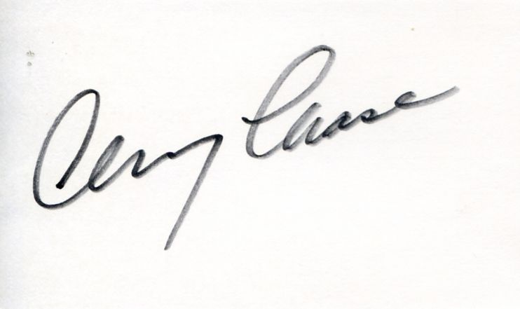 CHEVY CHASE Iconic Comic Actor Autograph  