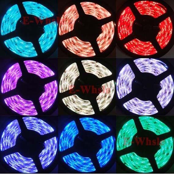 5M RGB 5050 SMD Waterproof 30Leds/M Strip+24 Key+Power  