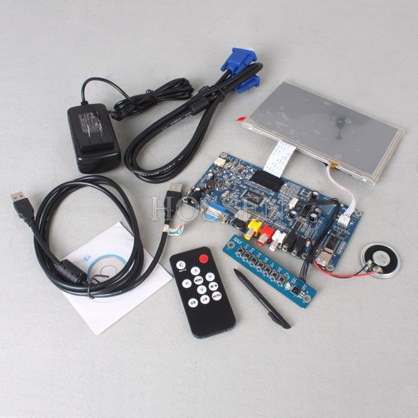 Touchscreen TFT LCD SKD Viewer VGA Monitor Module 300 cd/㎡ w 