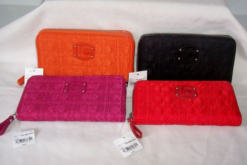 Liz Claiborne Wallet Colorful Full Zip Close Credit Card Pocket 