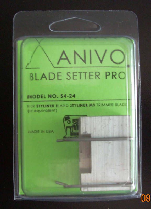 ANIVO BLADE SETTER JIG 4/ ANDIS STYLINER II, M3, S4 24 (GREEN)  