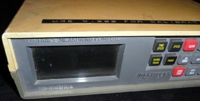 NU METRICS Roadstar 30 40 Distance Measuring Computer  