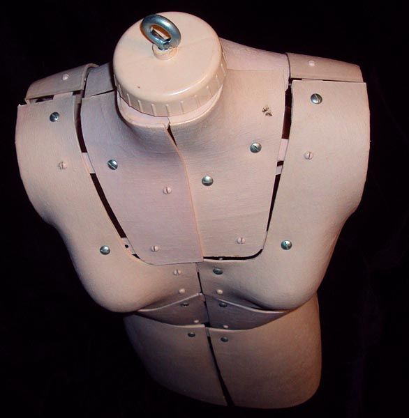 VTG SEAMSTRESS MANNEQUIN DISPLAY DRESSMAKER DISPLAY FORM TAYLOR DUMMY 