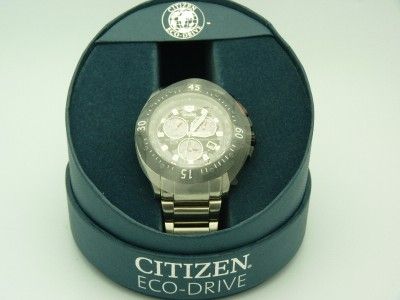 Citizen Eco Drive E812 S046433 Stainless Steel Mens Quartz Watch 