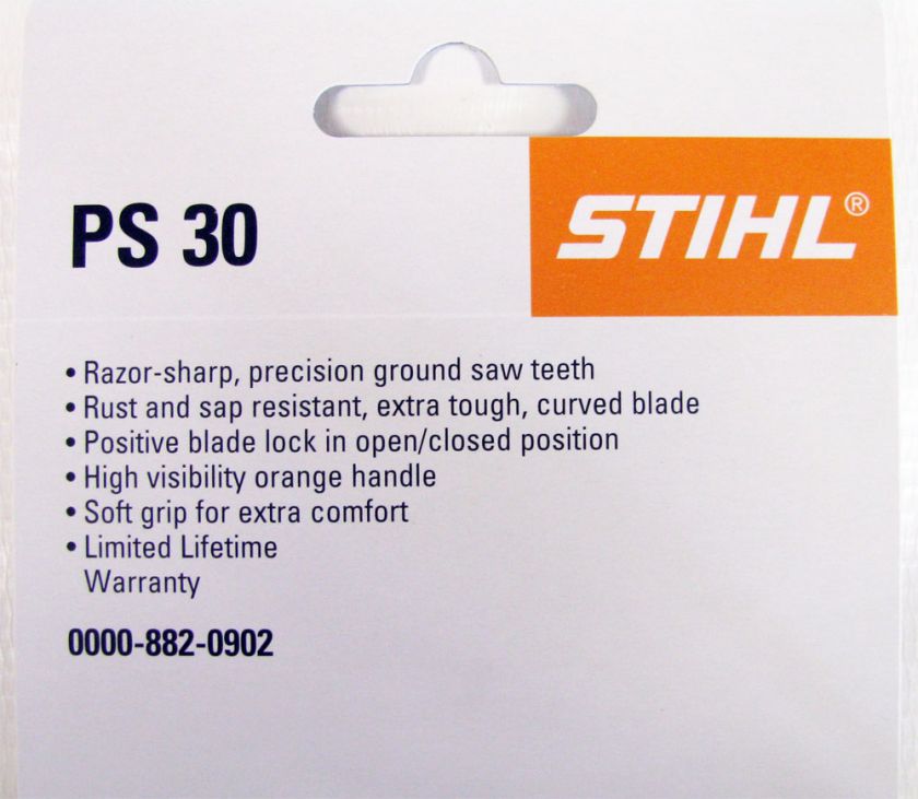 STIHL FOLDING HAND PRUNER SAW PS30  