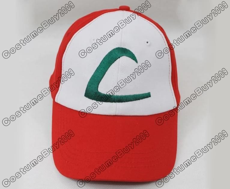 Pokemon Satoshi Ash Ketchum Baseball Cap Hat Cosplay  