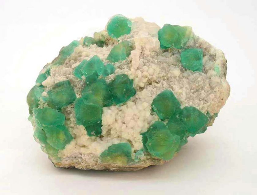   grün Calcit fluorite (UV blau) calcite ( UV kw rot) Daye China  