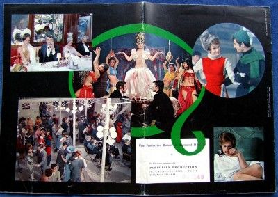 La Ronde Sexy Vintage 1965 French Jane Fonda Pressbook  