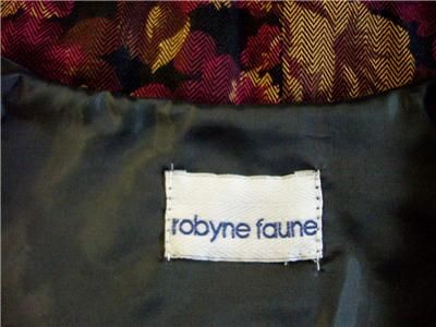 womens ROBYNE FAUNE JACKET/SKIRT M CHENILLE free ship  